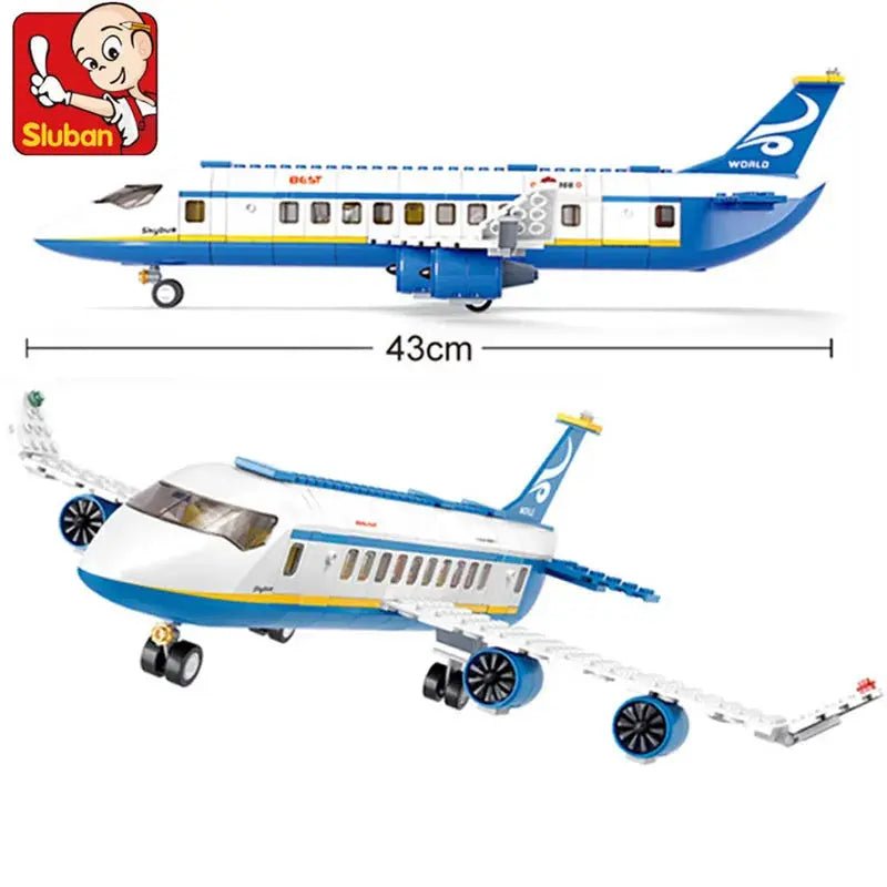463-Piece City Airplane Blocks Rare Vault Co.