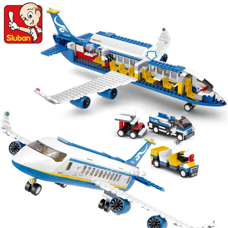 463-Piece City Airplane Blocks Rare Vault Co.
