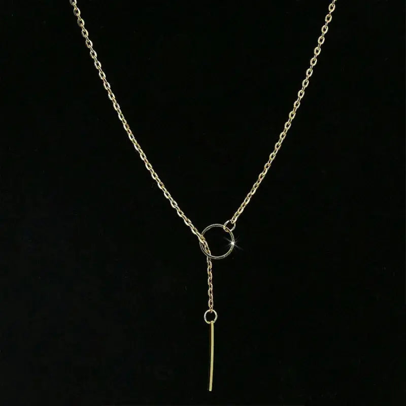 Minimalist Round Pendant Necklace Rare Vault Co.