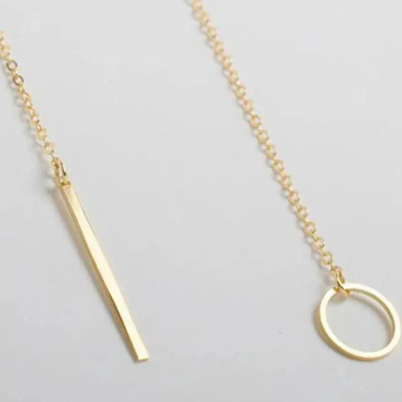 Minimalist Round Pendant Necklace Rare Vault Co.