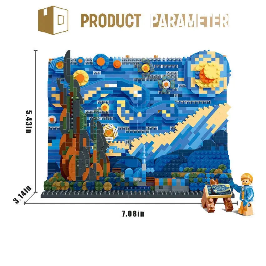 Starry Night Building Blocks Set Rare Vault Co.