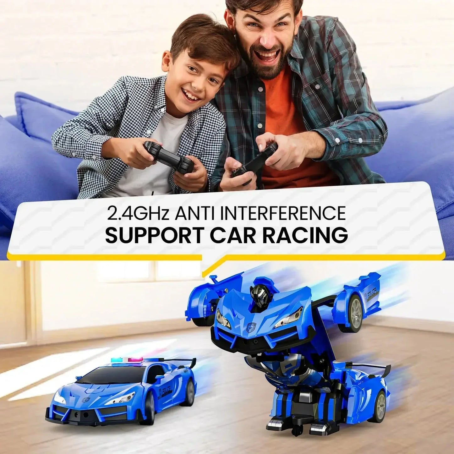 Gesture Sensing Police RC Car Rare Vault Co.