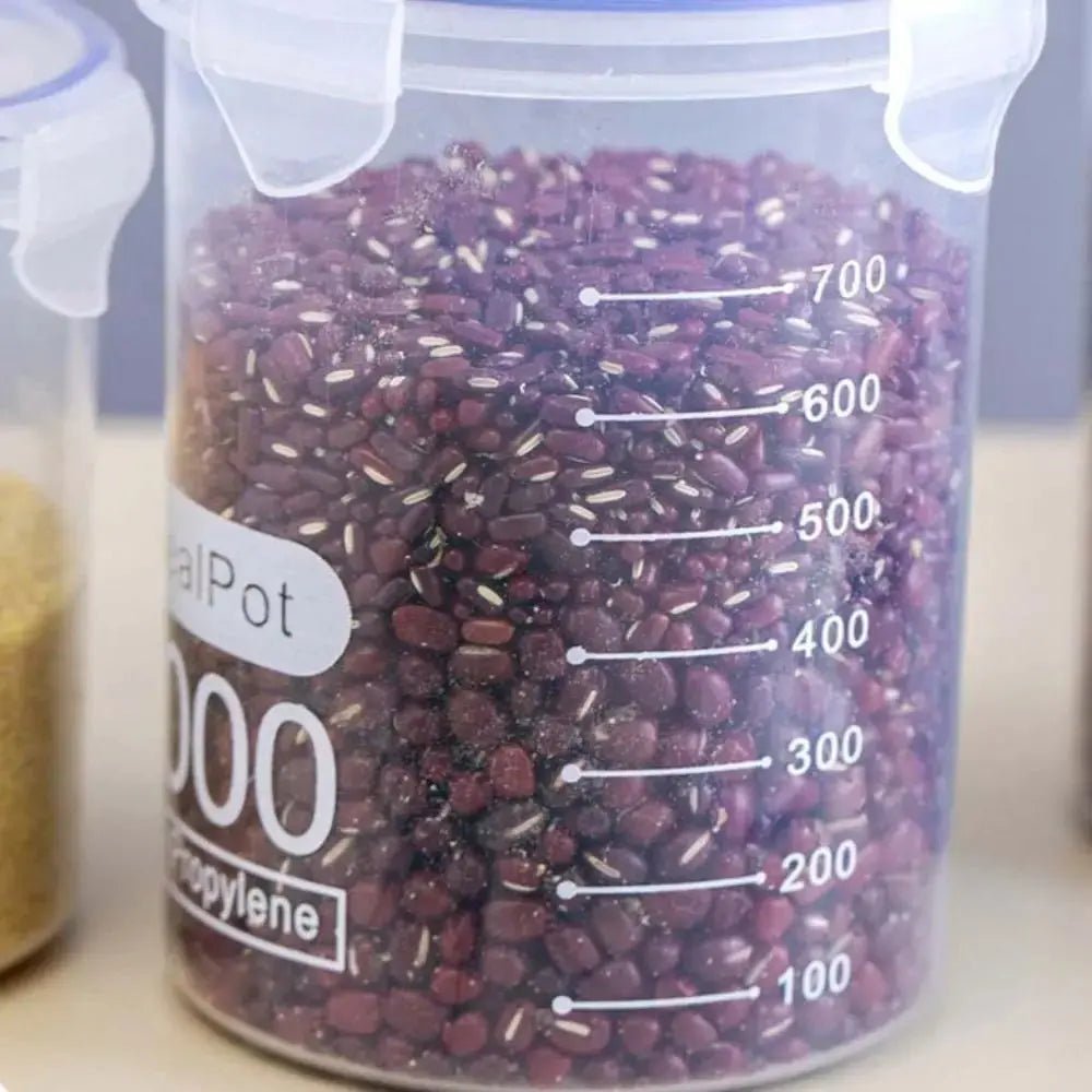 Airtight Transparent Food Jars Rare Vault Co.