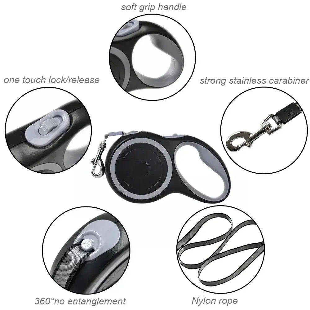 Durable Retractable Dog Leash Rare Vault Co.
