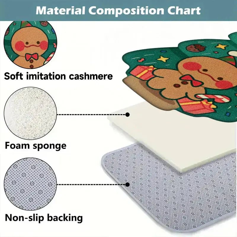 Gingerbread Christmas Doormat Rare Vault Co.
