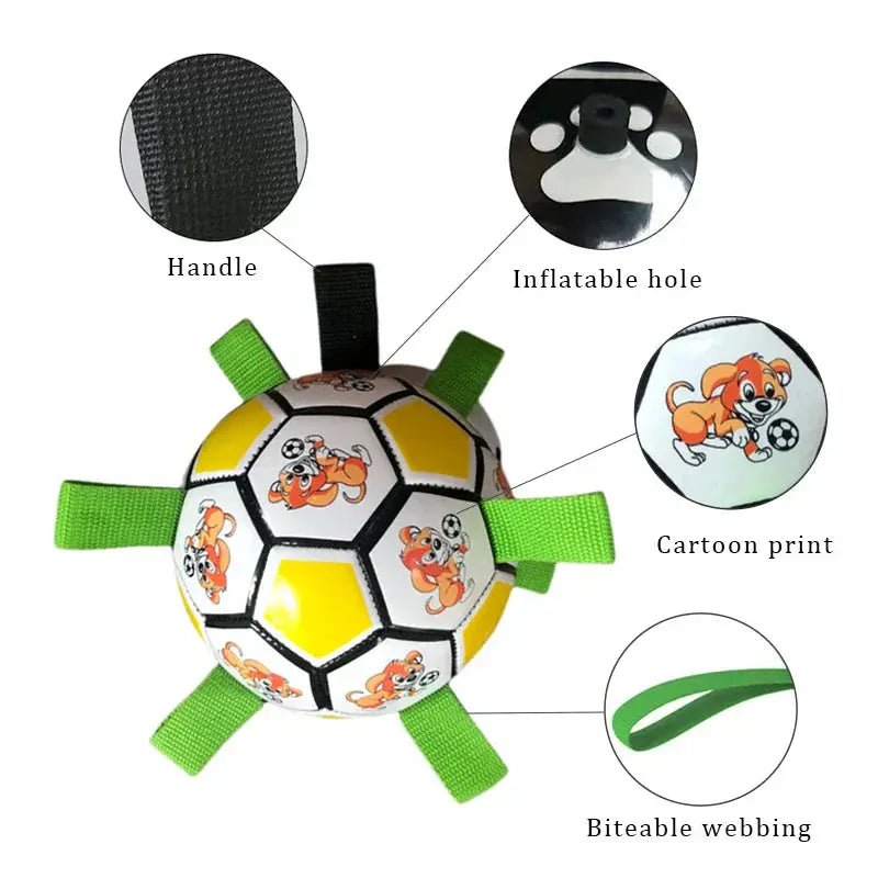 Interactive Dog Football Toy Rare Vault Co.