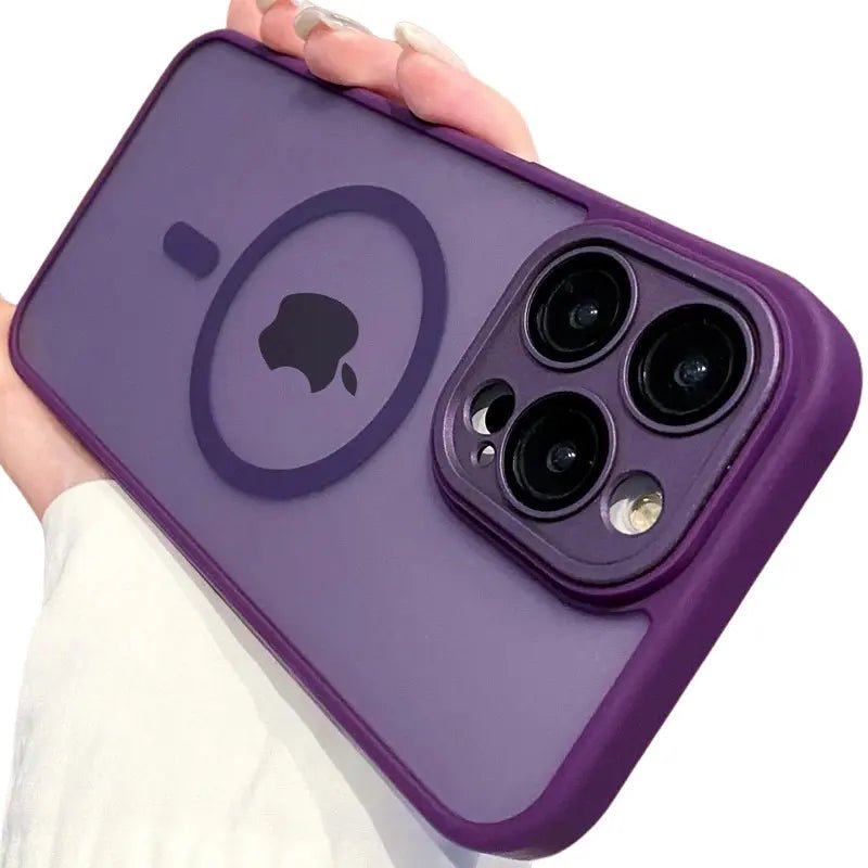 Luxury Magnetic iPhone Case with Lens Protector & Wireless Charging Daily Finds