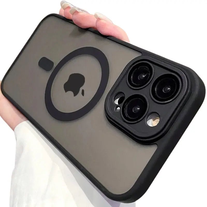 Luxury Magnetic iPhone Case with Lens Protector & Wireless Charging Daily Finds