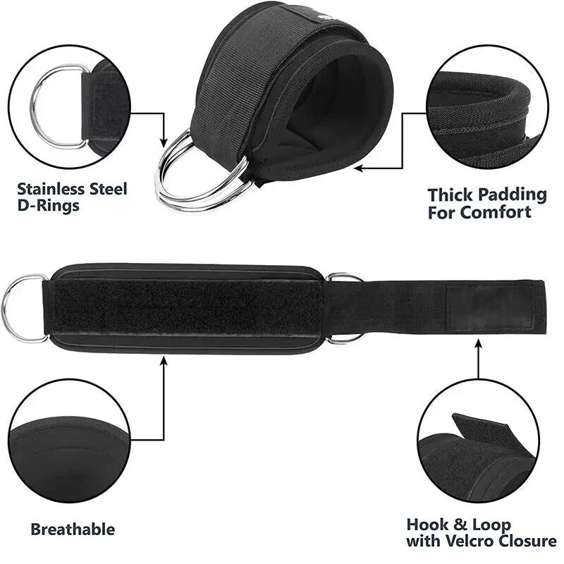 Adjustable Ankle Strap for Cable Machines Daily Finds