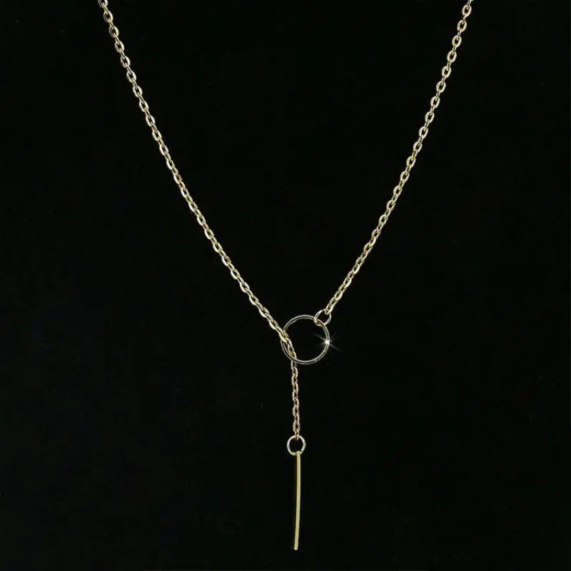 Minimalist Round Pendant Necklace Rare Vault Co.