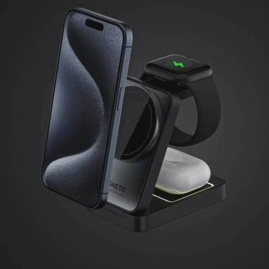 PowerHub 3-in-1 Magnetic Wireless Charger