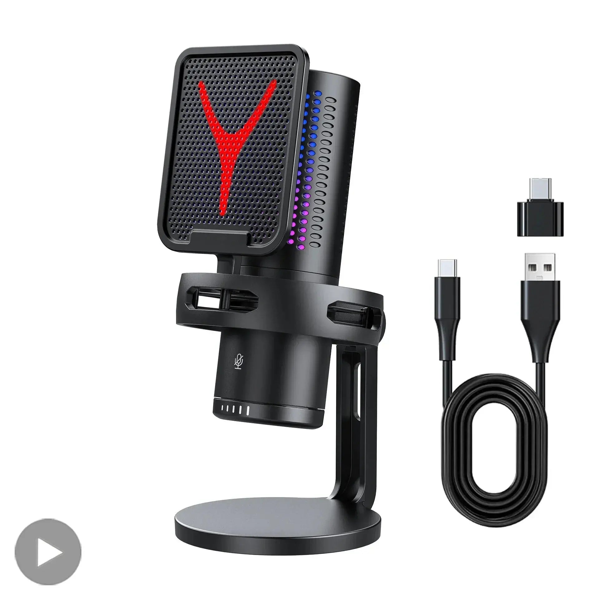 Professional RGB Gaming Microphone Rare Vault Co.