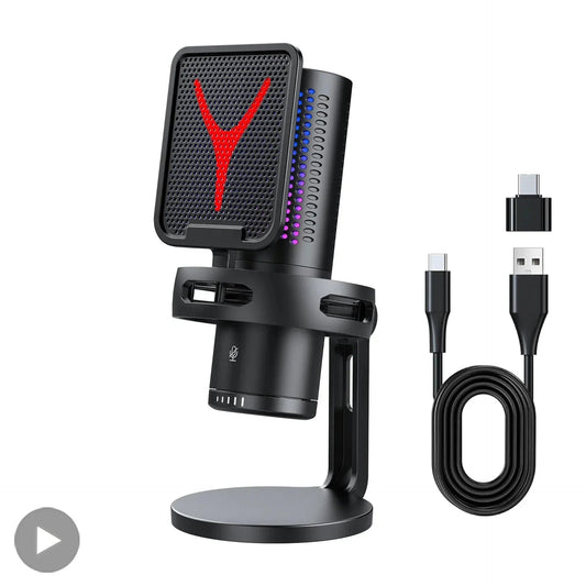 Professional RGB Gaming Microphone Rare Vault Co.