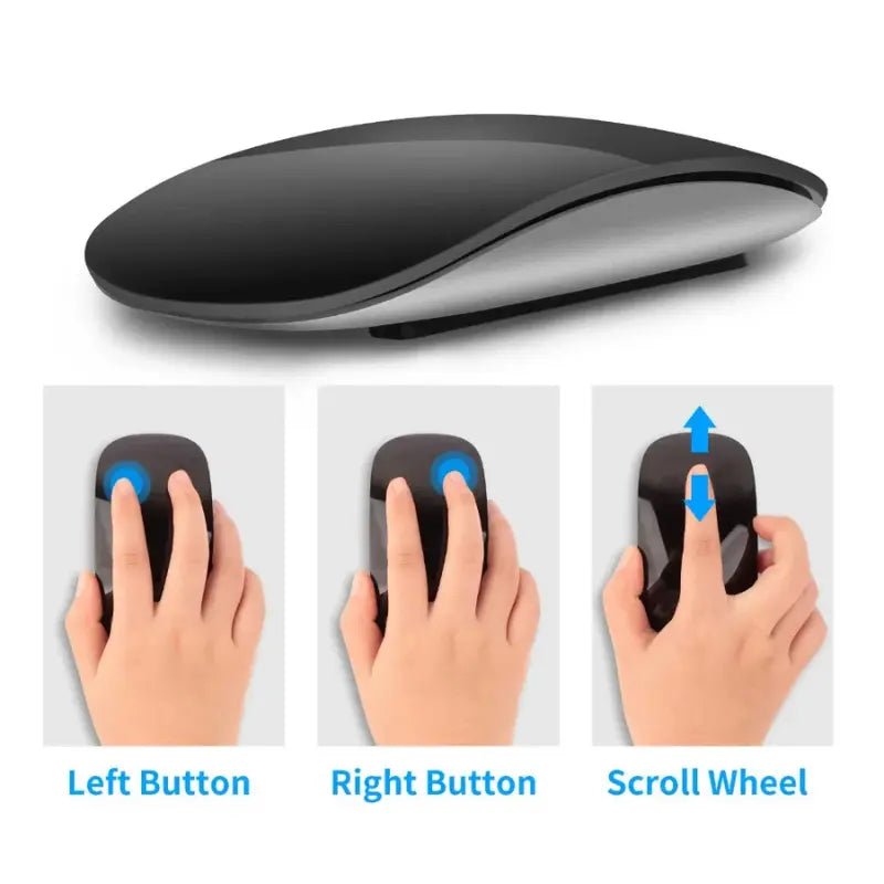 Silent Rechargeable Wireless Mouse Rare Vault Co.
