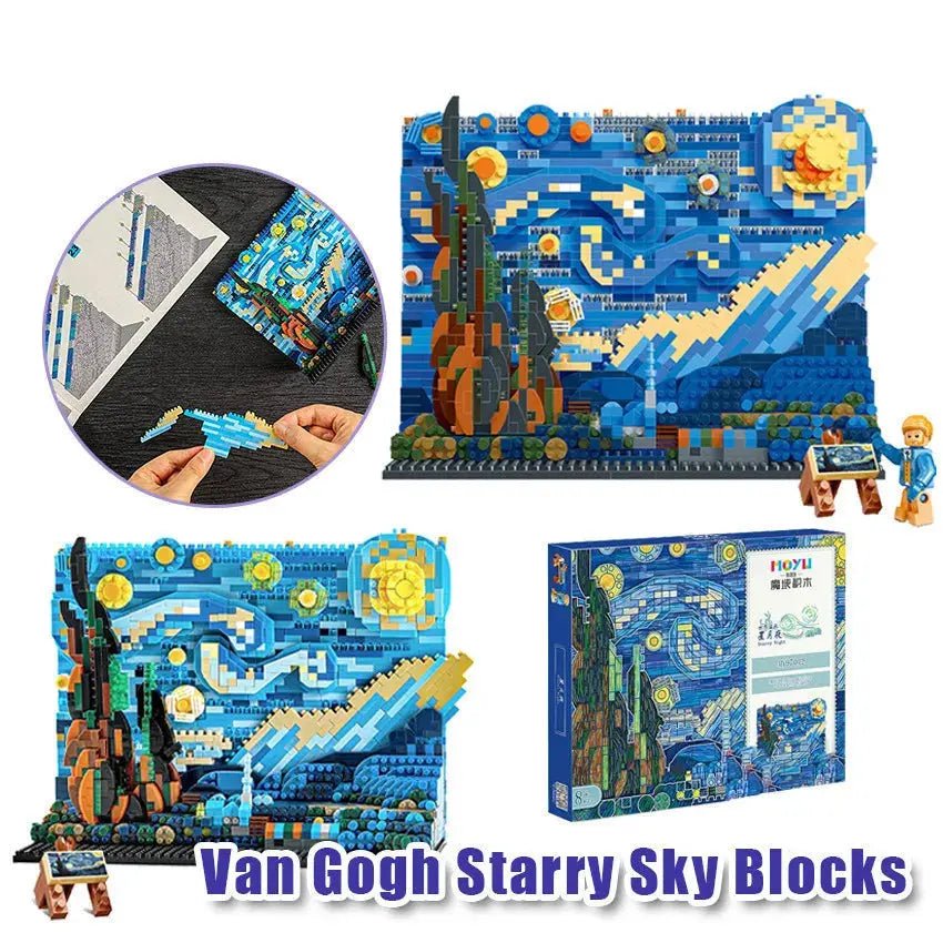 Starry Night Building Blocks Set Rare Vault Co.