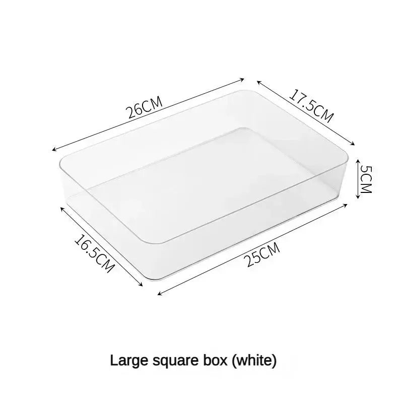 Transparent Desk Storage Organizer Box Daily Finds