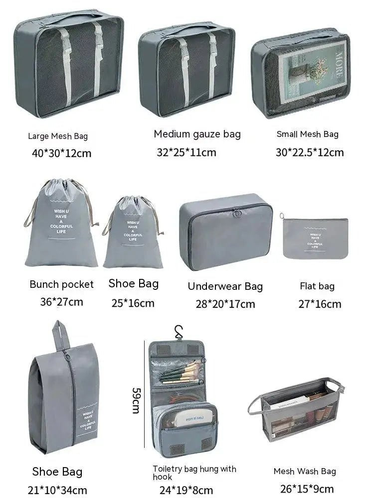 Travel Packing Cubes Set – 7/10 Pieces Daily Finds