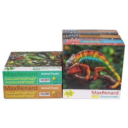 1000-Piece Animal Jigsaw Puzzle Rare Vault Co.