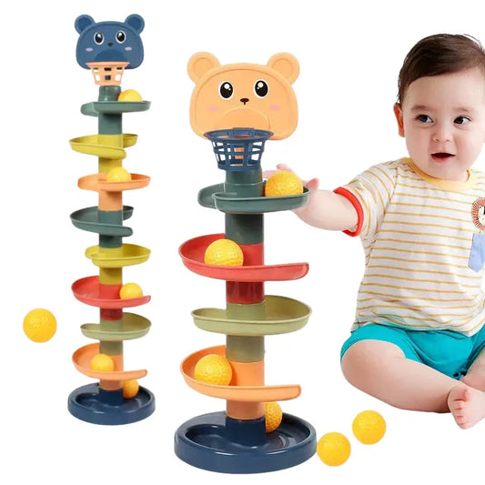 Rolling Ball Stacking Tower Rare Vault Co.