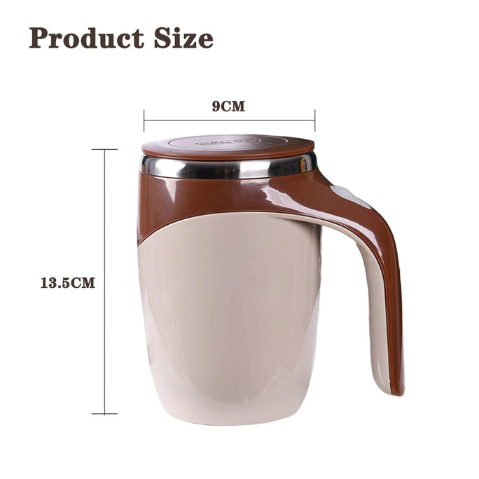 Self-Stirring Magnetic Coffee Mug