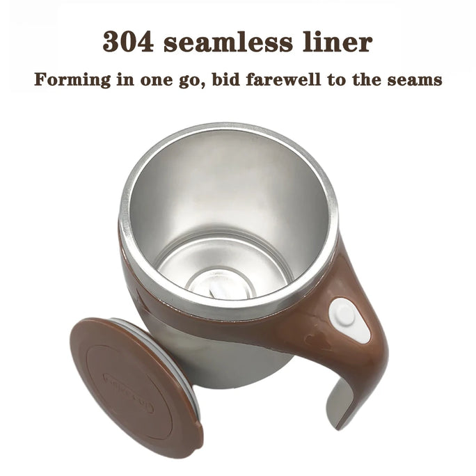 Self-Stirring Magnetic Coffee Mug
