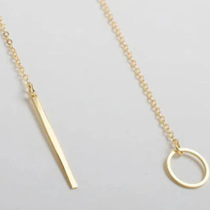 Minimalist Round Pendant Necklace Rare Vault Co.