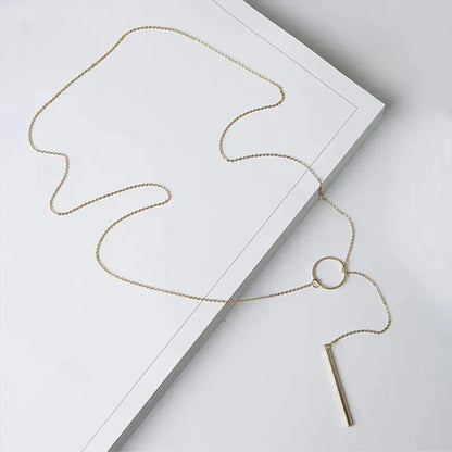 Minimalist Round Pendant Necklace Rare Vault Co.