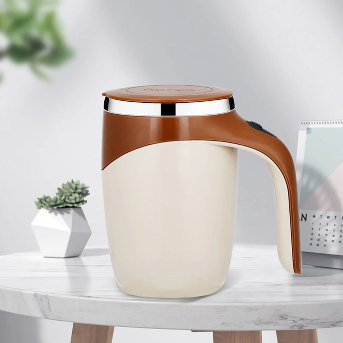 Self-Stirring Magnetic Coffee Mug
