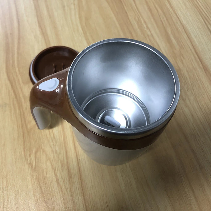 Self-Stirring Magnetic Coffee Mug