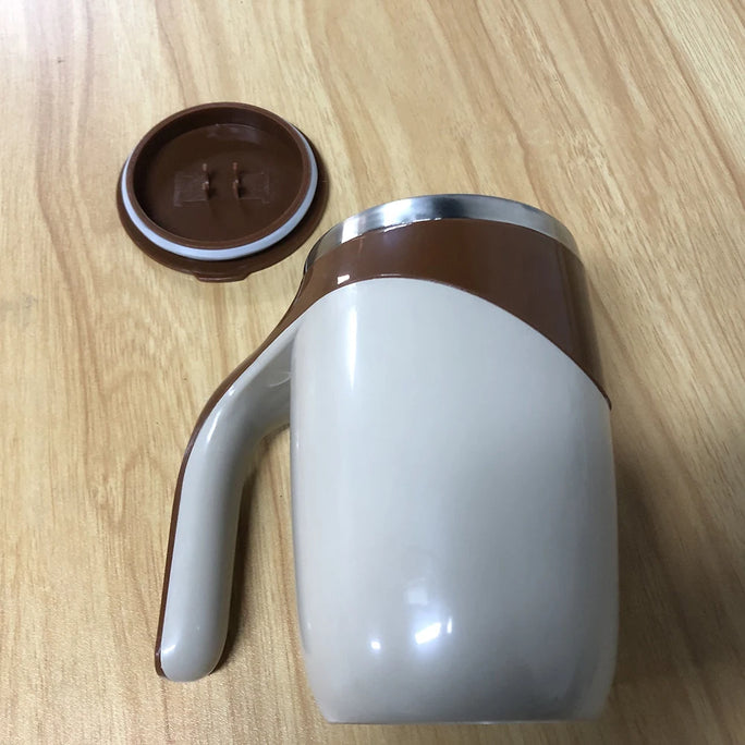 Self-Stirring Magnetic Coffee Mug