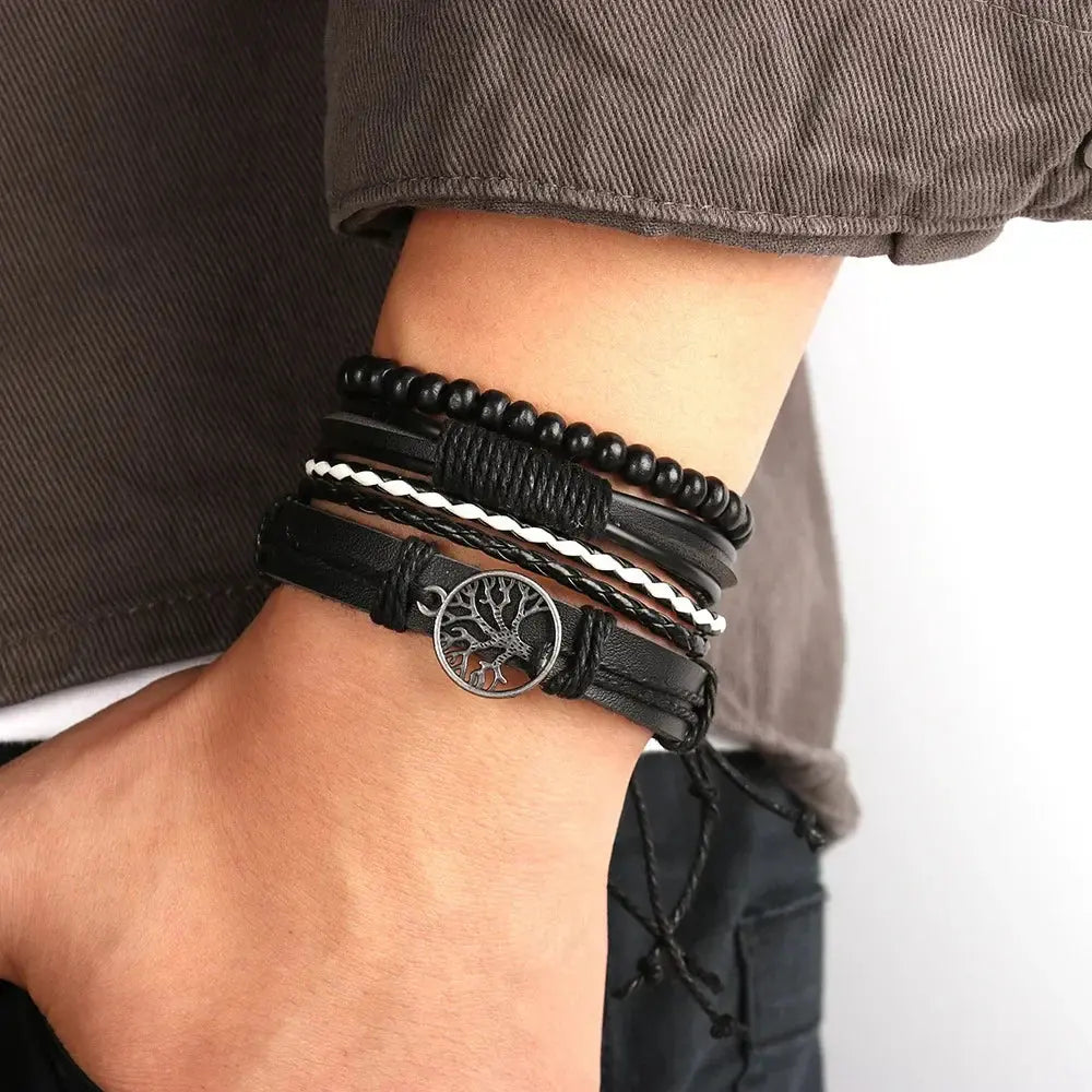 Tree of Life Men’s Bracelet Set Rare Vault Co.