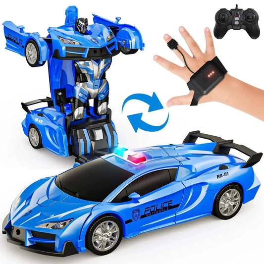 Gesture Sensing Police RC Car Rare Vault Co.