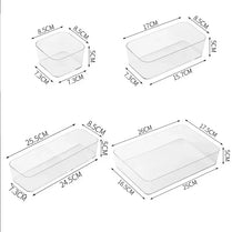 Transparent Desk Storage Organizer Box