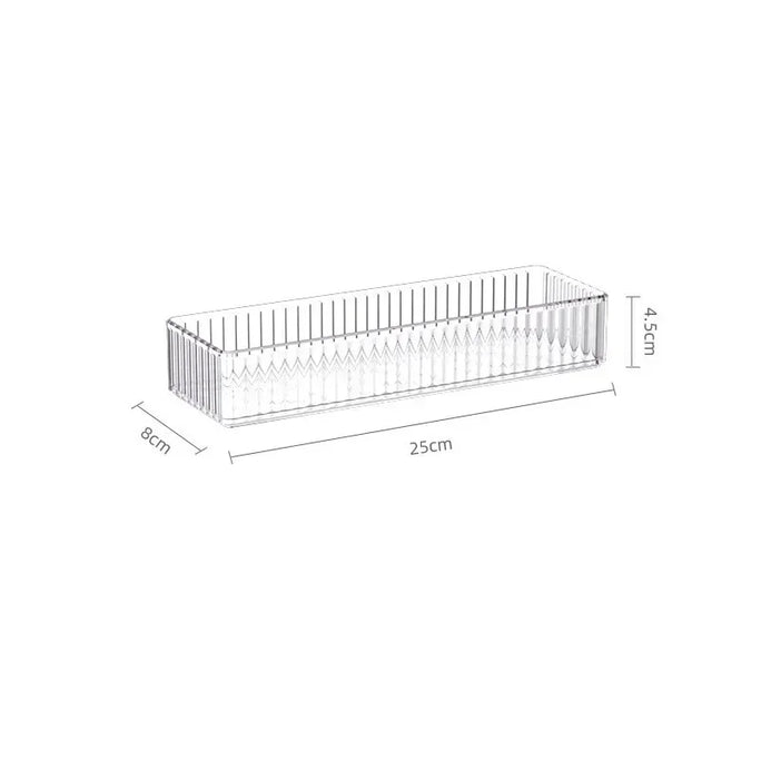 Transparent Desk Storage Organizer Box