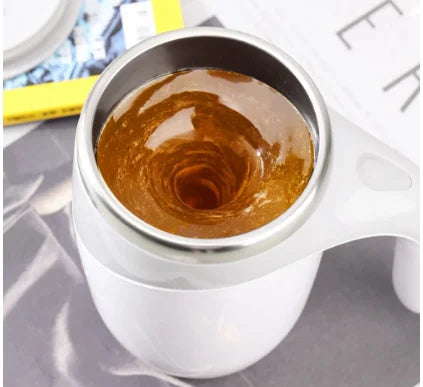 Self-Stirring Magnetic Coffee Mug