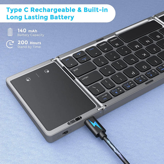 Foldable Bluetooth Keyboard