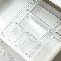 Transparent Desk Storage Organizer Box