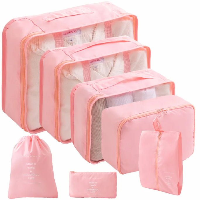 Travel Packing Cubes Set – 7/10 Pieces