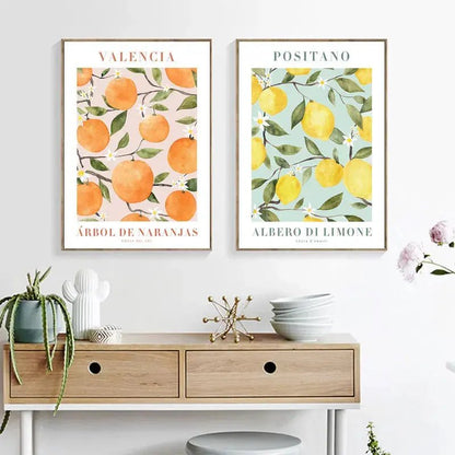 Abstract Vintage Plant Wall Art Rare Vault Co.