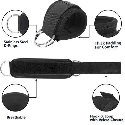 Adjustable Ankle Strap for Cable Machines Daily Finds