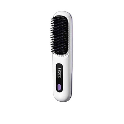 Electric LCD USB Ceramic Heating Straight Hair Comb Daily Finds