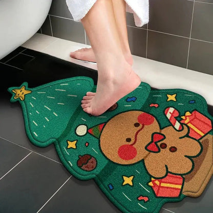 Gingerbread Christmas Doormat Rare Vault Co.