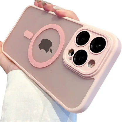 Luxury Magnetic iPhone Case with Lens Protector & Wireless Charging Daily Finds