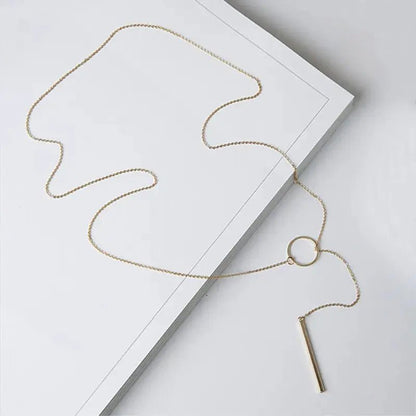 Minimalist Round Pendant Necklace Rare Vault Co.