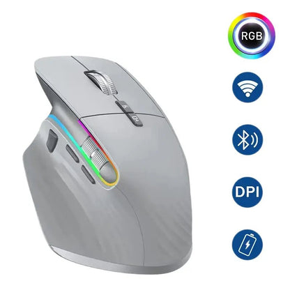 Multi-Device Wireless Bluetooth Mouse Rare Vault Co.