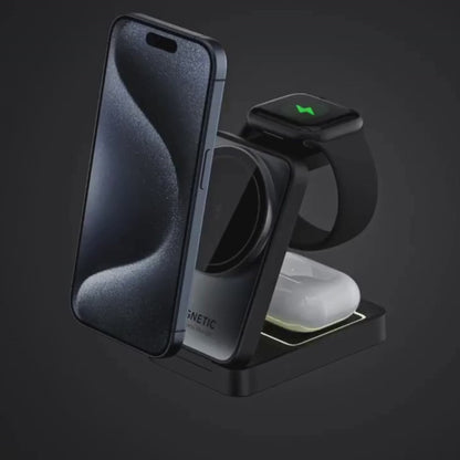 PowerHub 3-in-1 Magnetic Wireless Charger